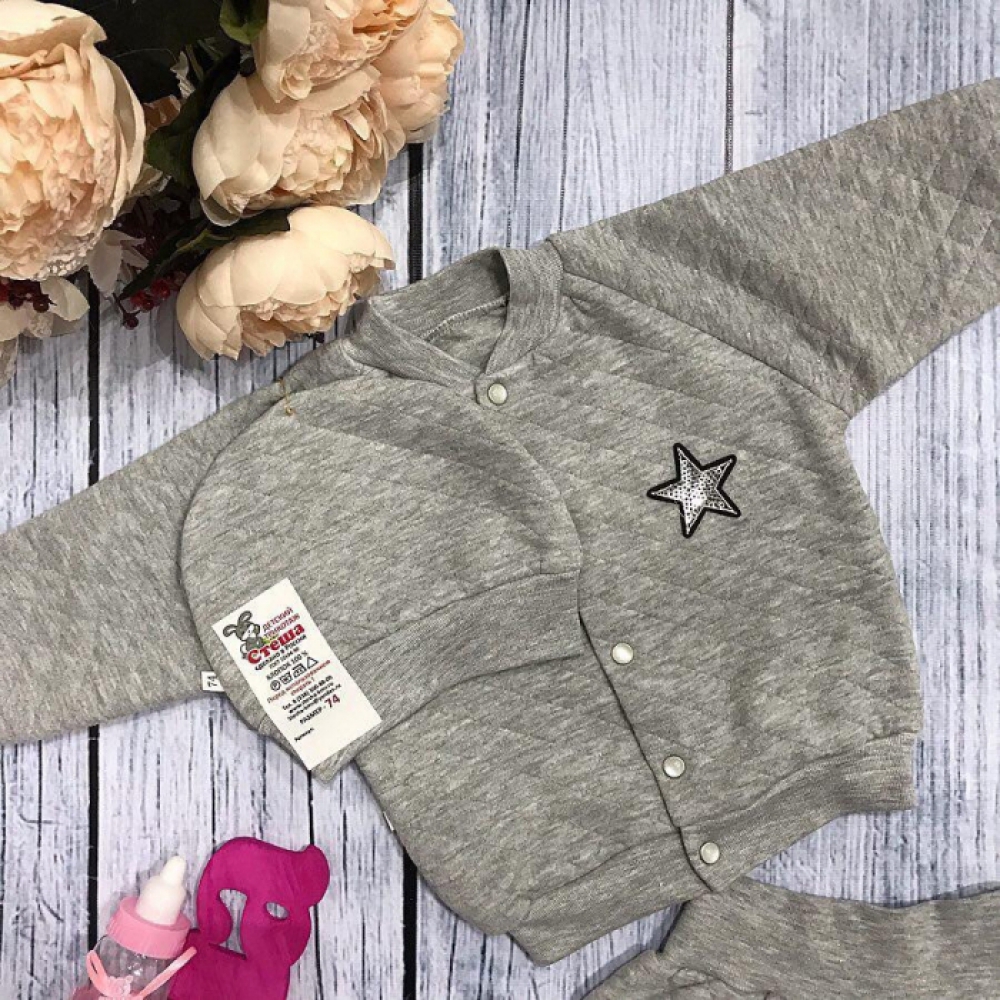 133. Костюм ясельный, хлопок 100 %  капитоний 68,74,80