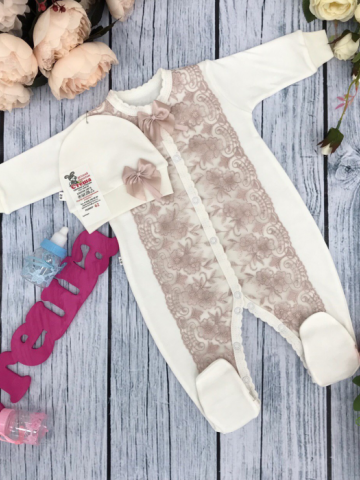 Купить оптом 216-П. Комбинезон с шапкой,100% хлопок интерлок в Рубцовске