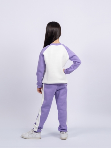 314-Л Свитшот + Штаны, лиловый, хлопок 65%, 35% ПЭ, футер 3-х нитка (начес) 80,86,92